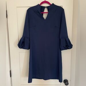 New York and Company dress. Medium. Worn twice. Navy blue.
